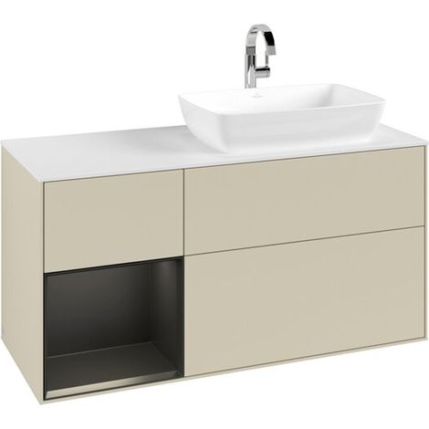 Villeroy & Boch F801PDHJ Meuble sous-lavabo Finion F80 (1/3)