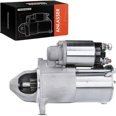 Motorino di avviamento, potenza di avviamento 1,1 kW, tensione 12 V, 9 denti, rotazione oraria, 2 fori di montaggio (1/5)