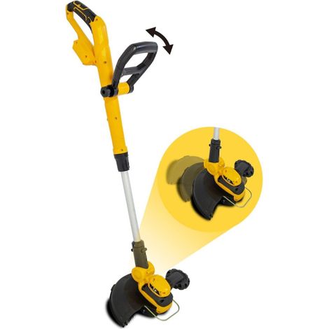 Coupe-bordures sans fil 20V Keeper Garland (batterie non incluse) 255-V23 - Coloris - Jaune