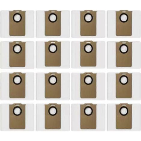 Packung mit 16 Staubbeuteln für die Staubsauger Dreame Mova E20 Plus/Proscenic Q8 Max/Trouver E20 Pro Plus/Honor Choice R3 Plus