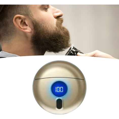 Tondeuse à barbe homme rechargeable sans fil, rasoir électrique multifonction portable, kit de rasage champagne, lame précise pour visage et cou. (1/5)