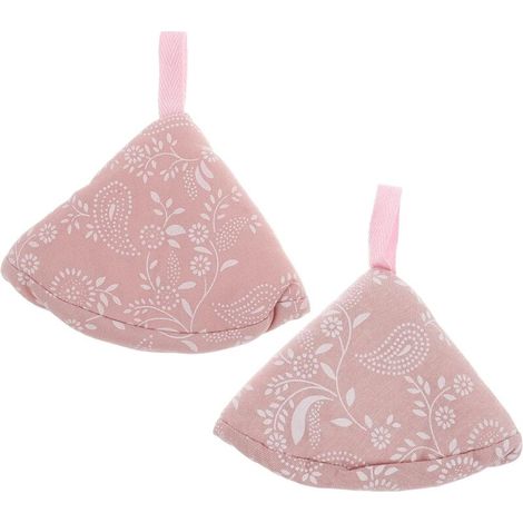 2 Couvre-Poignées Anti-Brûlure Triangulaires pour Casseroles – Lot de 2 en Silicone Résistant à la Chaleur (1/4)