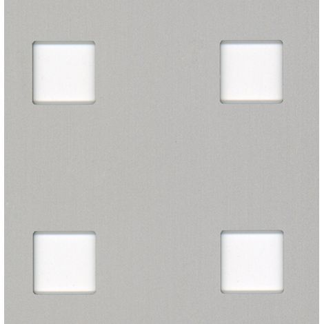 Alberts Lochblech Aluminium eloxiert 600 x 0,8 x 1000 mm quadratische Lochung Lochblech (1/4)