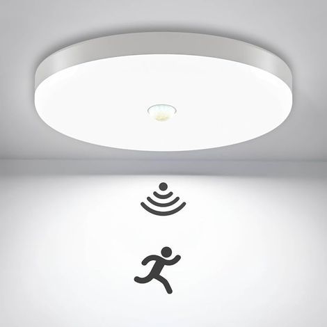 Plafonnier LED avec Détecteur de Mouvement, 23 cm (1/5)