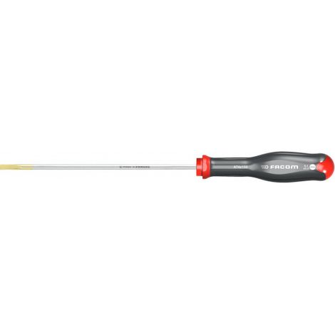 Facom – Tournevis plat Protwist 4 mm – Longueur 300 mm – Lame traitée tri-coating pour résistance corrosion – Accès facile aux vis profondes - AT4X300 (1/6)