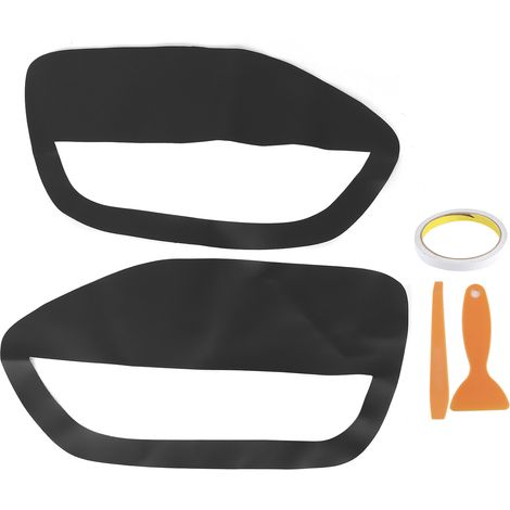 2 Türverkleidungen aus Kunstleder, passend für Ford Mustang 2005–2009, Schwarz (1/5)