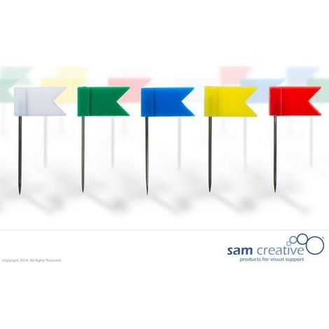 Jeu de drapeaux colorés 30pcs.