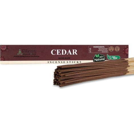 Räucherstäbchen 100 natürlich kohlefrei Cedar Cedar 25 Sticks (40GM) (1/5)
