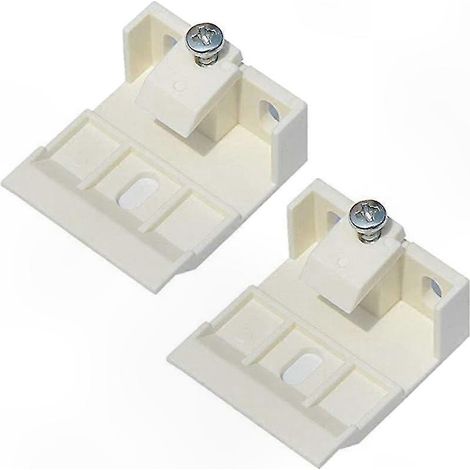 Lot de 10 clips de fixation pour stores plissés et cellulaires, cadre de support pour stores à large faisceau, supports de montage résistants à la charge (1/3)