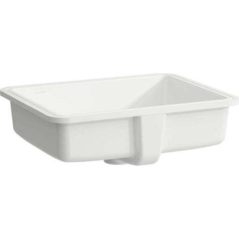 Laufen Savoy - Einbauwaschtisch 44x33 cm, mit Überlauf, ohne Hahnloch, weiß H8189470001091 (1/3)