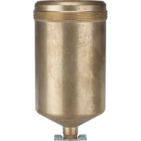 Riegler Metallbehälter komplett, mit Handablassventil (1/2)