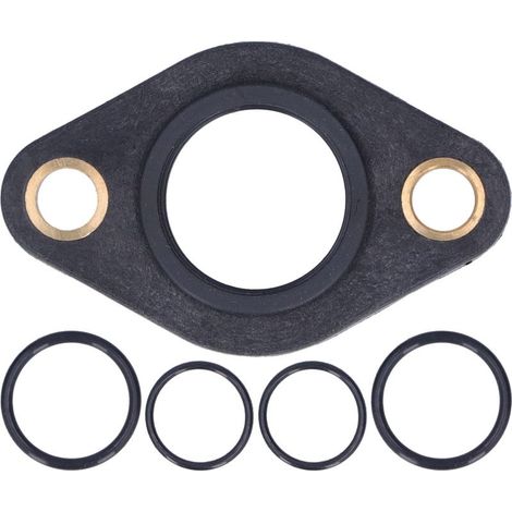Bride de Couvercle de Soupape de Moteur, Kit de Joint Torique de Bride de Couvercle de Soupape de Moteur de Voiture OE 11377502022 Noir pour Série 3 E46 E90 E91 (1/5)