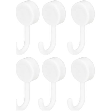 Set mit 6 E18 Magnethaken, 0 bis 5 kg, N52, ultra-beständig, zum Aufhängen in einer Garage. (1/5)