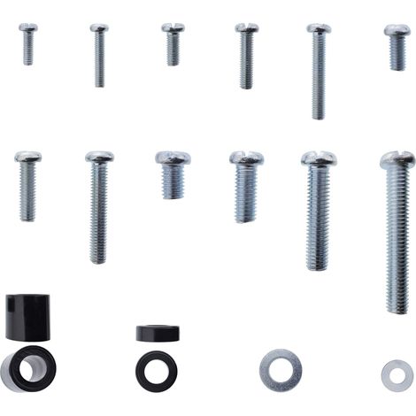 Set viti Inline 23100C 68 pezzi resistente alla corrosione montaggio a parete