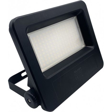 Projecteur LED Extérieur 50W IP65 Noir - Blanc Neutre 4000K - 5500K - SILAMP (1/2)
