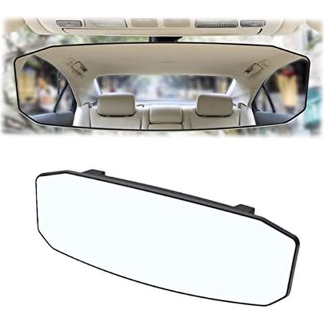 Espejo retrovisor panorámico antirreflejos con ajuste de 360 grados (1/5)