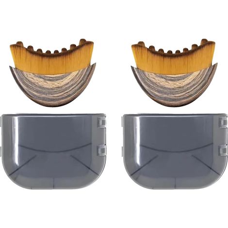 Cepillo facial de silicona suave de 8 cm, paquete doble, para masaje, drenaje linfático, reafirmación y modelado de la piel. (1/5)