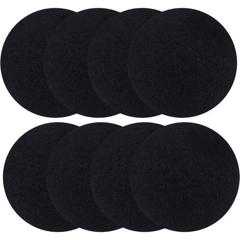 8 runde Kompostfilter, Aktivkohlefilter, Geruchsfilter für runde Kompostbehälter, passend für Behälter bis zu 17 cm Durchmesser (1/5)
