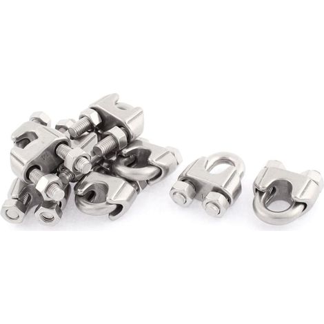 Pinces à câbles en acier inoxydable, 10mm de diamètre, 10 pièces (1046a01cd13711ca7f68ea9c66ecf30c)