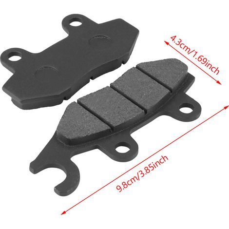 Bremsbelagsatz für Kawasaki EX250 Ninja 250R 2008-2012 und EX300 Ninja 2013-2016, 2 Bremsbeläge für vorne/hinten