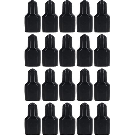 Ortviai Gaine en caoutchouc pour connecteur 2 broches PP30/PP45, ignifuge et étanche à la poussière, lot de 20 (1/5)