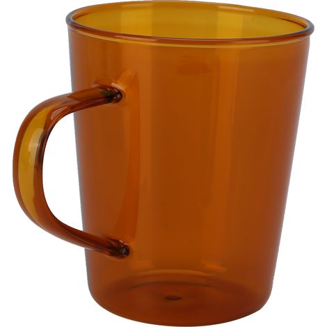 380 ml Milchbecher aus hochwertigem Borosilikatglas, thermoisolierend, leicht zu reinigen, für Küche, Hotel, Café, Braun (1/5)