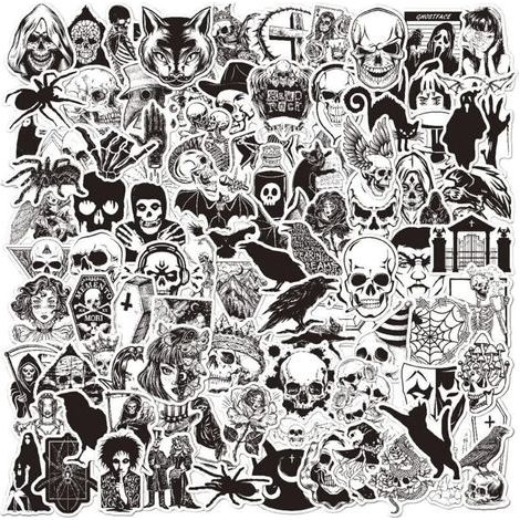 Pack of 100 Jagowa waterproof vinyl decorative stickers for mobile phones, suitcases, and cabinets. Product type: Stickers. Suitable for: Kitchen. (1/4)