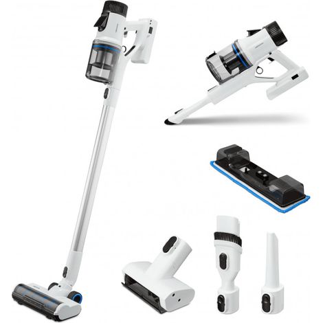Medion P350 Kabelloser Staubsauger Schwarz und Weiß