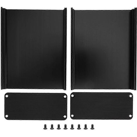 Aluminiumgehäuse, geteilte Leiterplatte, Wärmeableitung, abgeschirmter Elektrokasten, 38 x 88 x 110 mm (1/4)