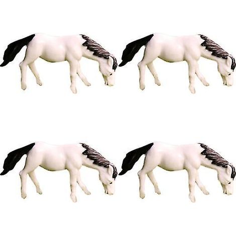 4 pièces Micro paysage de chevaux (1/3)