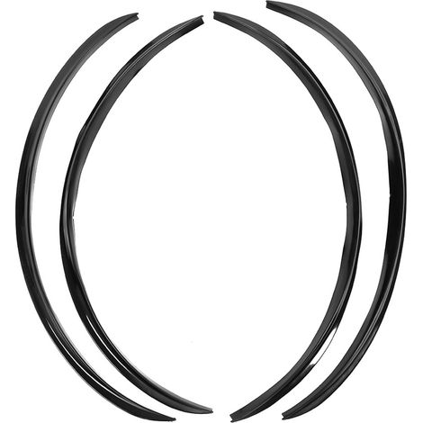 4 pezzi di protezione per sopracciglia per ruote, rivestimento per labbra antigraffio
Fender Flare Universale 72 cm 28,4 pollici (Nero) (1/5)