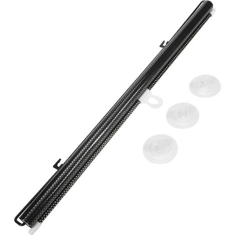 Store occultant à ventouses, enrouleur pare-soleil, rideau pour salon, cuisine, bureau, voiture, fenêtre, sans perforations E - FFY (1/4)