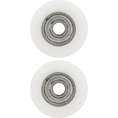 Kit de roues rechange portes serre Elite en plastique 30 mm diamètre (1/5)