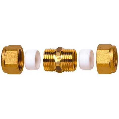 Raccord laiton bicône droit (10x10) - Watts 22L0703010