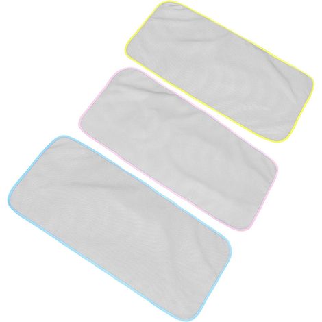 3 Stück Bügeltuch 90 X 40cm au Hitzebeständigem Netzgewebe Bügelmatte mit Isolierungsschutz (1/5)
