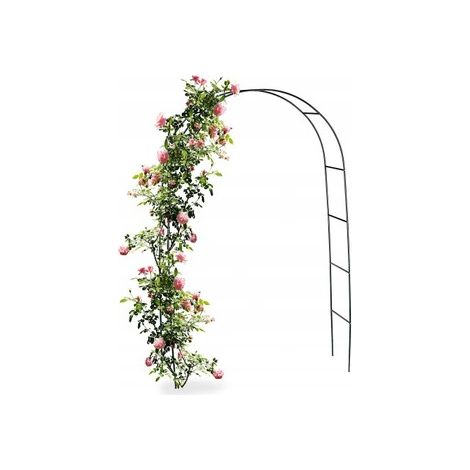Pergolato da giardino ad arco per rose rampicanti 240 cm (1/2)