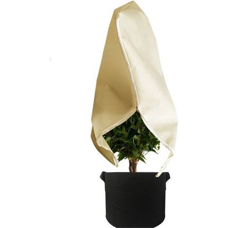 Bâche de protection pour plantes d'hiver, bâche non tissée pour la protection des plantes contre le gel (60 x 80 cm) (1/5)