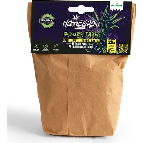 Romberg HOMEGROW GROWER Tabs 28 Kokosquelltabletten Ø 36 mm