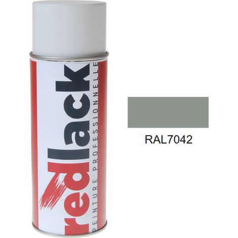 Aérosol de peinture – RAL 7042 Gris signalisation A – Satiné – multisupport – Redlack