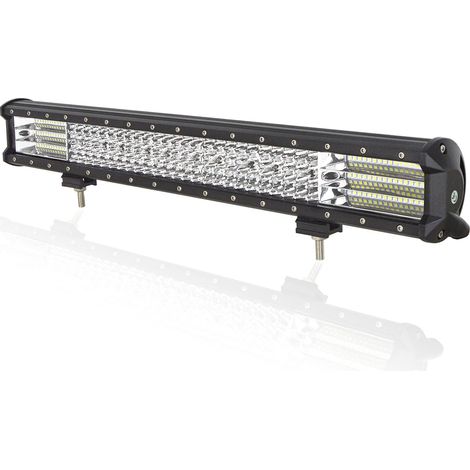 58 cm 23 pouces 570W Quad Row LED Light Bar LEDWork Light Spot Flood Beam for Trucks Tractor 4X4 Boat Off Road Auto Fog Driving Lamp 12V 24VWaterproof IP67 (1/5)