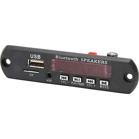 Placa decodificadora Bluetooth multifuncional para coche, decodificadora MP3 compatible con coches con pantalla LCD y mando a distancia. (1/5)
