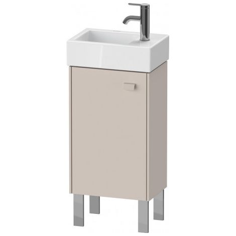 Meuble sous-vasque BRIOSO 570x364x239mm ouverture gauche taupe