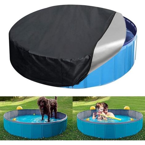Telo di copertura antipolvere per piscina,Realizzato in tessuto Oxford,Design con coulisse,Impedisce l'accumulo di foglie,16030 cm (1/5)