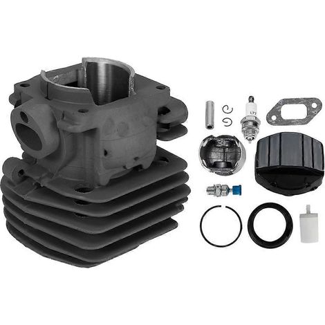 Scie chaîne Husqvarna 357 357XP 359 EPA : kit soupape de décompression avec filtre à air cylindrique 47mm, pièce de rechange compatible moteur thermique, remplacement durable pour tronçonneuse 357XP E (1/5)