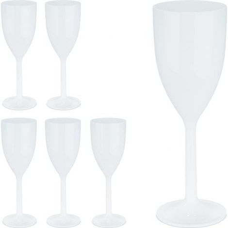 Bicchieri da vino in plastica set da 6 (1/5)