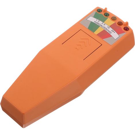 Détecteur de Champ Électromagnétique, Lecteur Emf pour Fantômes, Détection de Rayonnement Électromagnétique, Plastique et Métal, Orange, 50/60hz, pour Bureau et Chasse aux (1/5)