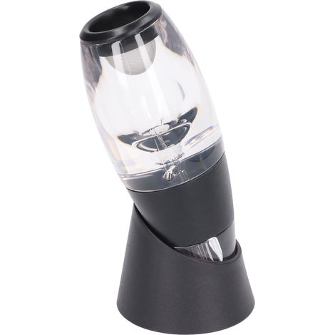 Aérateur à vin en plastique durable, fonctionnant selon le principe de Bernoulli, facile à utiliser et à nettoyer, améliore les arômes. (1/5)