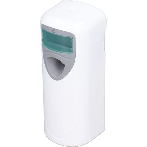 Automatischer, wandmontierter Raumduftspender für Hotels, kleiner Luftreiniger mit Timer und Lichtsensor, batterielos. (1/5)