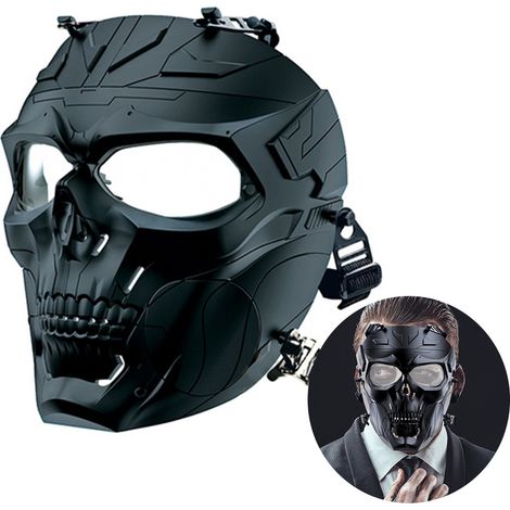 Skelettmaske Cosplay Halloween Schutzmaske im CS-Spielstil für Kostümpartys (1/5)