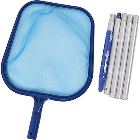 Accessoires de piscine (A) Épuisette de nettoyage de piscine, filet de nettoyage des feuilles, épuisette à mailles, accessoires de nettoyage professionnels pour piscine (1/5)